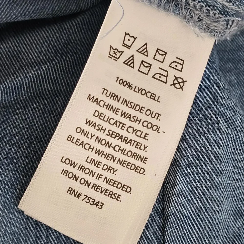 NWT Joie Women's Blue/100% Lyocell Top Size XS - Picture 6 of 6